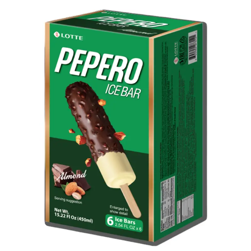 Lotte Pepero Almond Ice Bar
