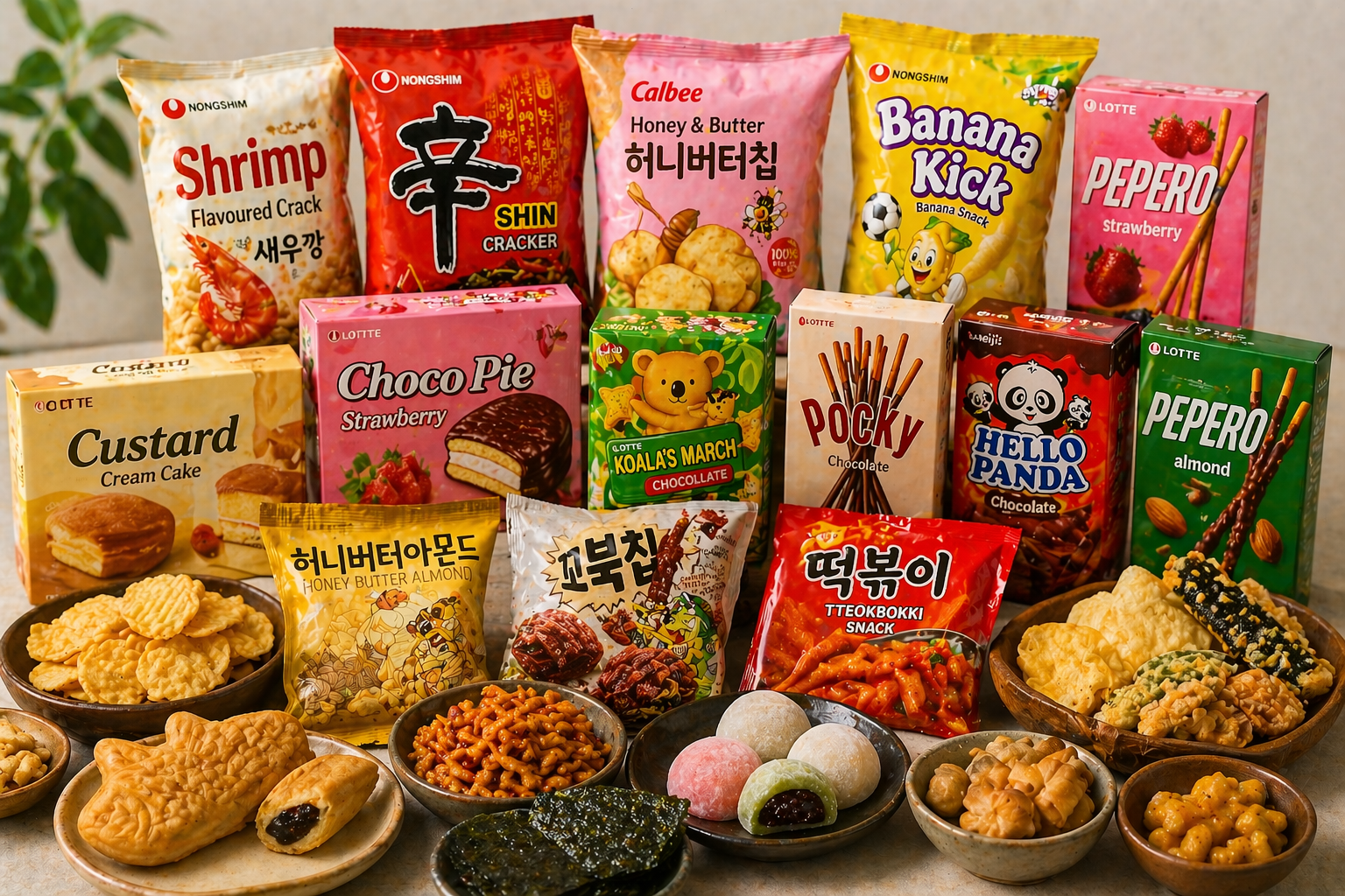 Asian Snacks & Confectionery 🍿🍬