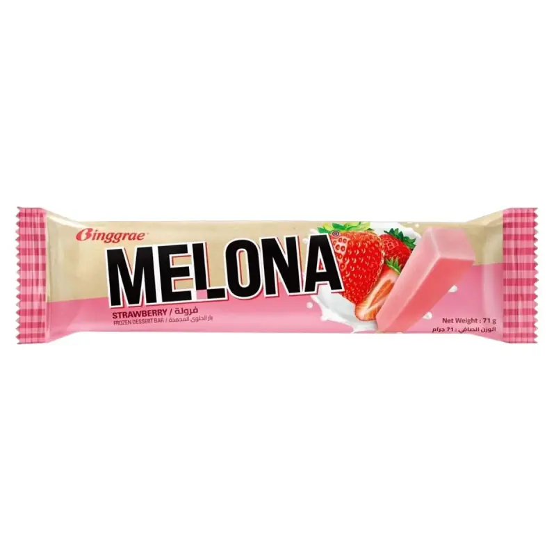 Melona Strawberry Flavoured ice Bar
