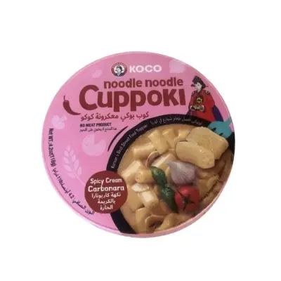Koco Noodle Cuppokki Spicy cream Carbanora