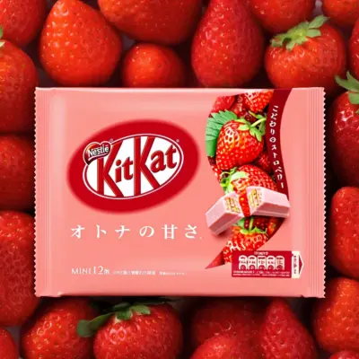 Kitkat Mini Otona no Amasa Strawberry Flavour
