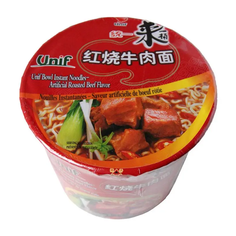 Unif Instant Noodles Artificial Beef Flavour Big Bowl