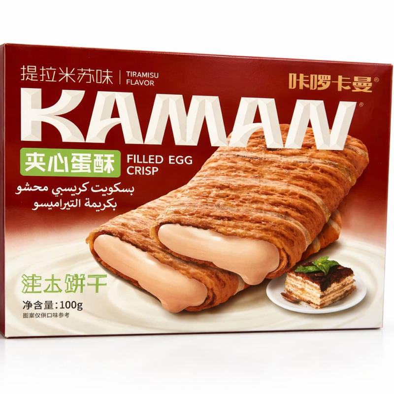 Kaman Filled Egg Crisp Tiramiso Flavour